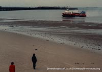 AP1-88 hovercraft at Ryde hoverport -  (credit: The <a href='http://www.hovercraft-museum.org/' target='_blank'>Hovercraft Museum Trust</a>).